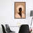 Classic Brown Wood Framed Canvas