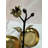 Bronze Finish Three Bowl Condiment Server Tray for Snacks Christmas & Kitchen Decor Serving Bowls Set