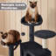 Multilevel Cat Tree Condo with Scratching Posts-176362117