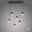 Mechra 6 - Light Black Kitchen Island Pendant