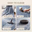 Tapis traditionnel en bouleau, style persan, bleu, gris et crème, lavable à la machine, antidérapant, à poils courts, pour l'intérieur et l'extérieur, adapté aux animaux domestiques, idéal pour le salon, la chambre, la salle à manger, l'entrée, le couloir ou le bureau.-1198294019