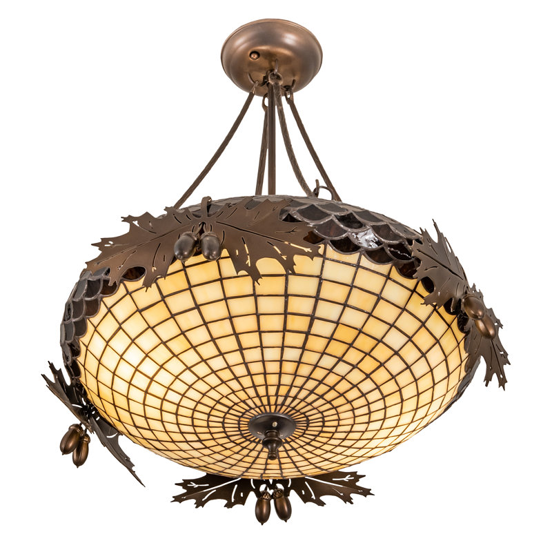 Llanas Glass Semi Flush Mount