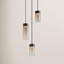 Luminaire suspendu grappe DEL à 3 lumières Delonda-1307657485