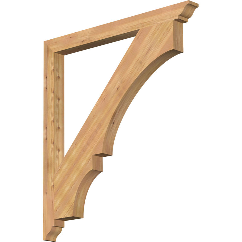 Support traditionnel Balboa, L 3 1/2 po x P 44 po x H 48 po, Sapin de Douglas lisse