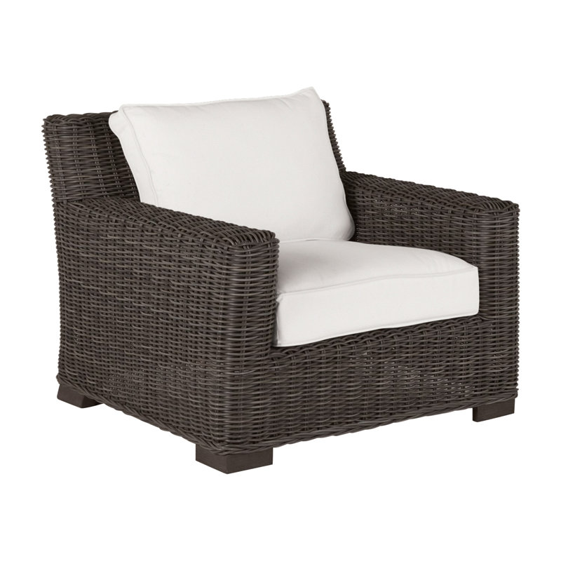 Méridienne rustique tissée - noyer noir, Welt, Blanc naturel, Noyer noir