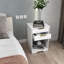 Table de chevet avec 2 tiroirs, table de bout avec espace ouvert