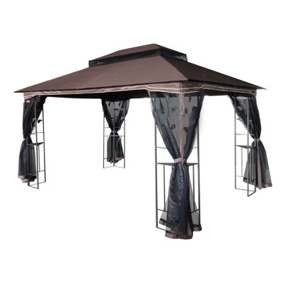 13 Ft. W x 10 Ft. D Metal Patio Gazebo
