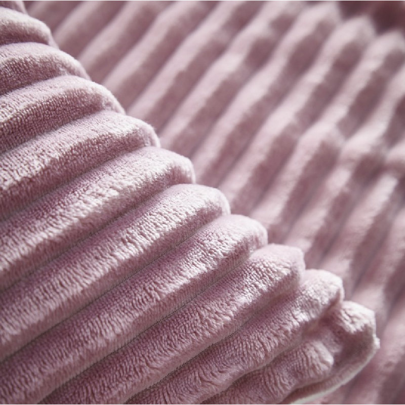 Microfibre 64 TC Duvet Cover Set, Double Duvet Cover + 2 Standard Pillowcases, Pink