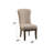 Waynefleet Wingback Side Chair in Beige and Salvage Brown (Set of 2)