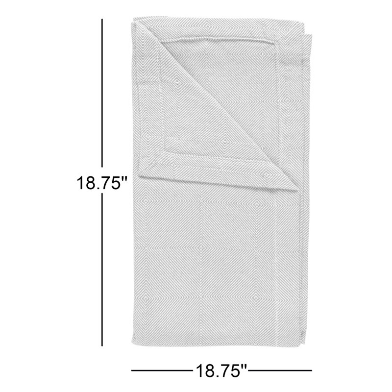 Eivissa Linen Blend Square Napkins, Latte