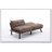 Microfiber Brown Convertible Folding Modern sofa Bed
