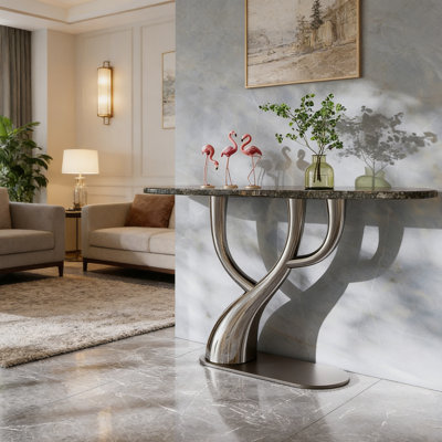 Console en pierre frittée de style italien