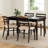 4 - Person Solid Wood Solid Wood Top Four Leg Dining Set-98271095-98271121-98271132