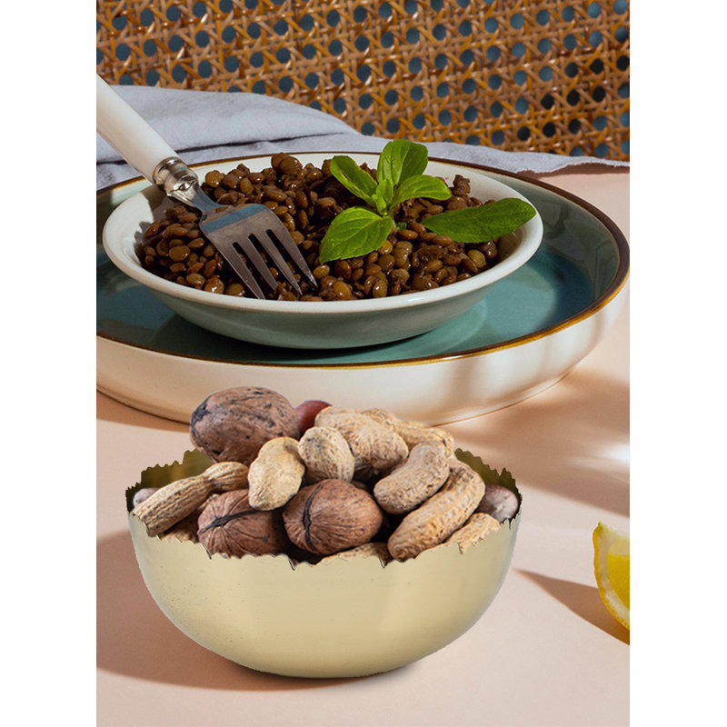 Merzedes Metal Decorative Bowl 1