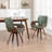 Braiden Set of 2 Swivel Faux Leather Bentwood Dining Chair-279018572