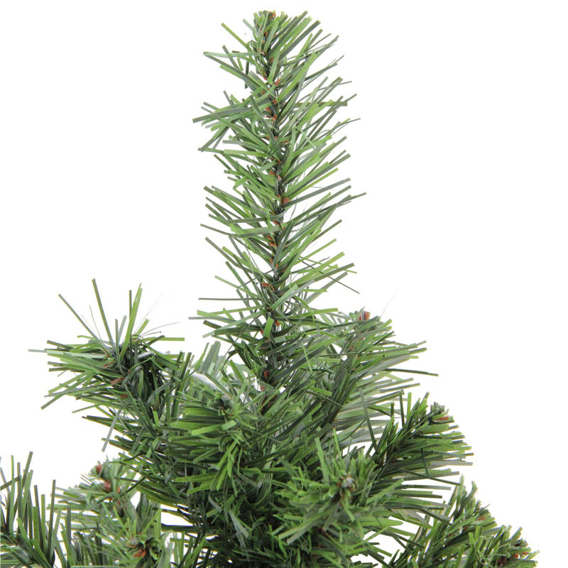 Mini sapin de Noël artificiel moyen 18 po à base de faux bois canadien - non éclairé
