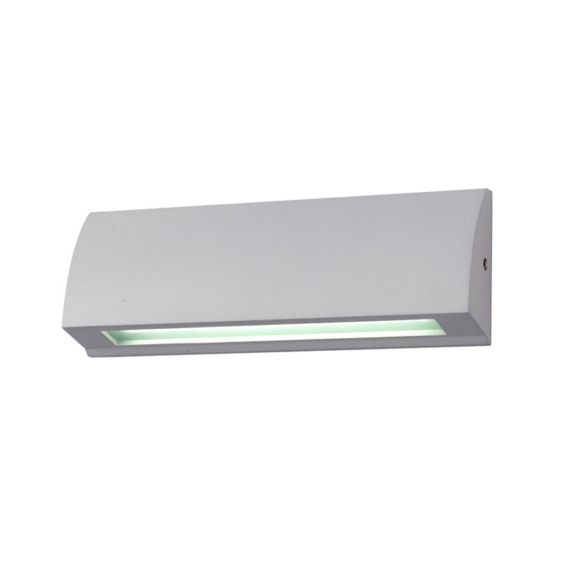 Eringate Integrated LED Outdoor Flush Mount, Grey, 8cm H x 24cm W x 4.5cm D
