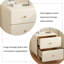 Tables de patio minimalistes blanches en bois massif 19,69 po