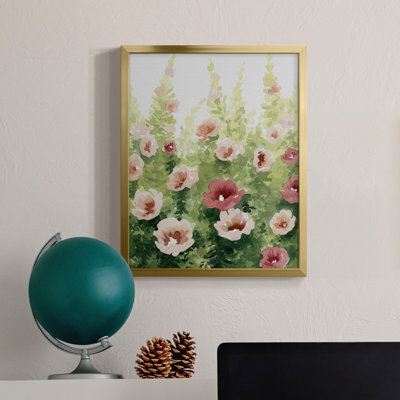 Sunlit Flora II - toile encadrée de qualité supérieure - prête à être accrochée