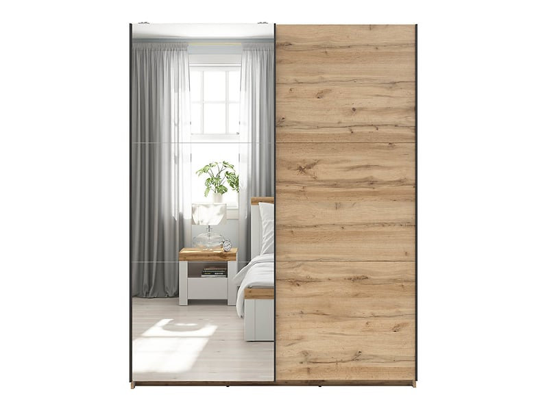 Manufactured Wood Wardrobe, Oak Wotan