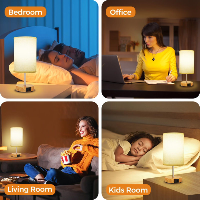 Aatif Metal USB Table Lamp