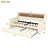 Twin Size Daybed With Trundle, Upholstered Daybed With Charging Station And LED Lights-1103415642