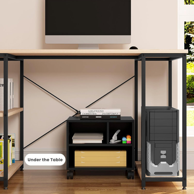 Miriyam 40 cm W 3 -Drawer Filing Cabinet, Black
