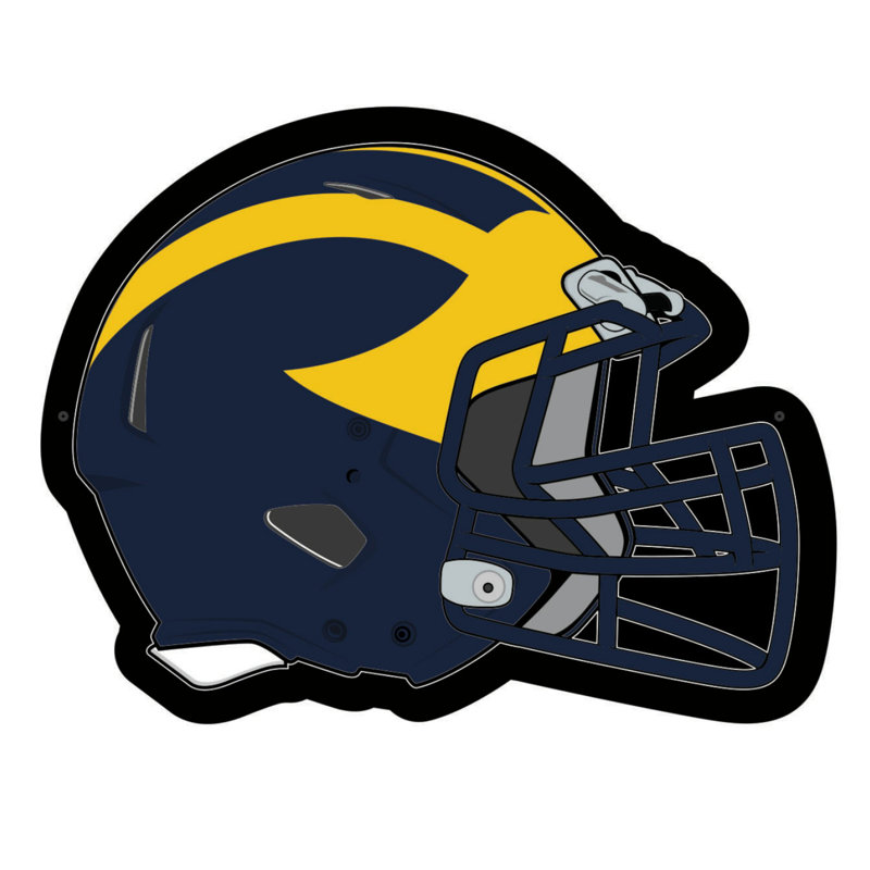 Enseigne murale NCAA Team, Université du Michigan