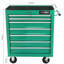 Chariot à outils verrouillable à 7 tiroirs avec roues, glissière à roulement de capacité de 15 kg, cadre en acier laminé à froid, thermolaqué, atelier de 4 po à 2 freins, capacité de glissement, caractéristique importante,-970263444