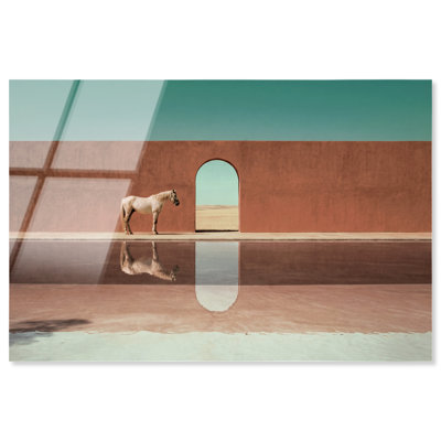 Western Reflections High-Gloss Frameless Acrylic Glass Wall Art Animals Print by Oliver Gal, Ready to Hang, 15 x 10