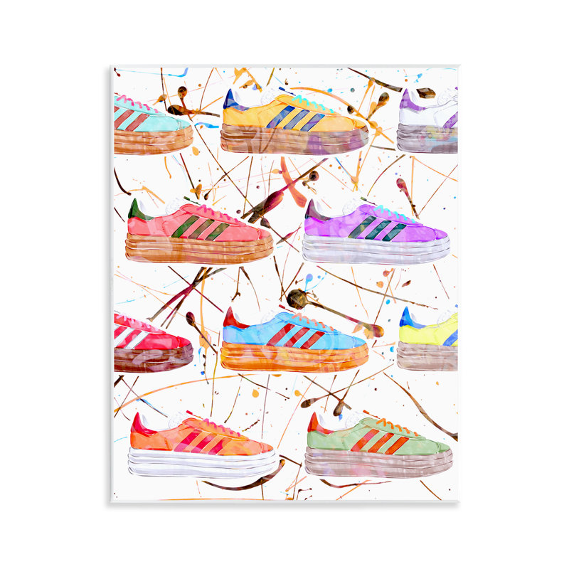 "Abstract Splatter Sneakers" par Ziwei Li