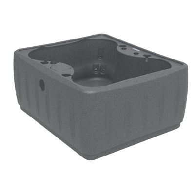 AquaRest Discover AR150 Standard 4-Person 12-Jet Plug & Play Hot Tub with LED Waterfall and Friction Heating