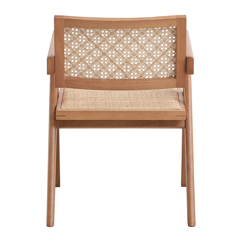 Fauteuils en rotin de style Mid-Century