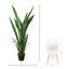 Jardinière en céramique avec pieds Snake Plant