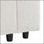 Ensemble de canapé 4 pièces, 2 fauteuils d'appoint + causeuse + repose-pieds mobile, ensemble de canapé revêtu de chenille avec structure en bois massif, comprend 3 coussins décoratifs, ensemble de mobilier de salon moderne-1613762187
