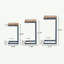 Ensemble de 3 tables gigognes Modern Modern