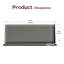 Peel and Stick Upholstered Wall Paneling in Grey Linen Polyester Blend Textured-374304346