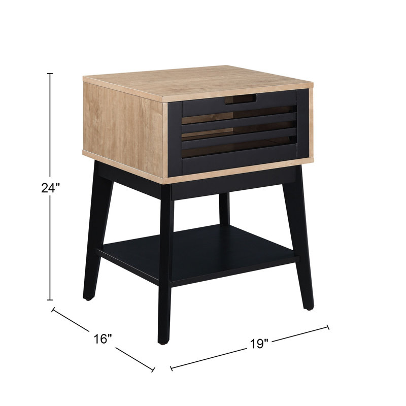 Derryk End Table with Storage