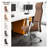Sledmere High-Back Leather Office Chair – Ergonomic Executive, Task & Conference Chair with Swivel, Tilt, Upholstered Seat & Iron Frame for Home Office or Conference Room-1014014071