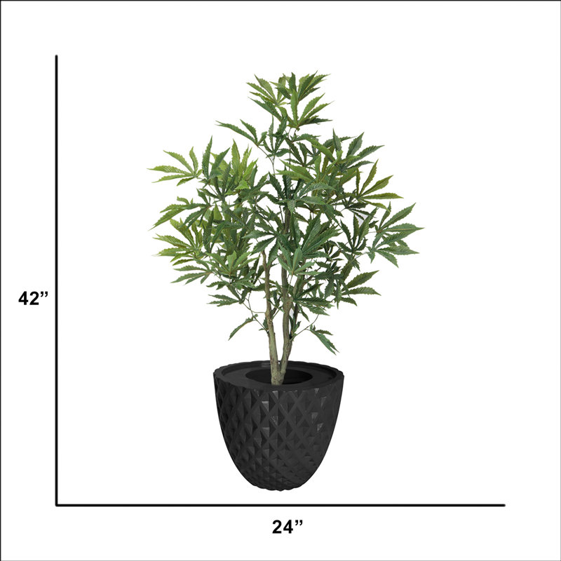 41,6 "plante à fleurs artificielle en pot