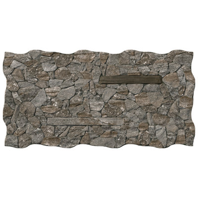 Caldera 13" x 25" Porcelain Stone Look Wall & Floor Tile