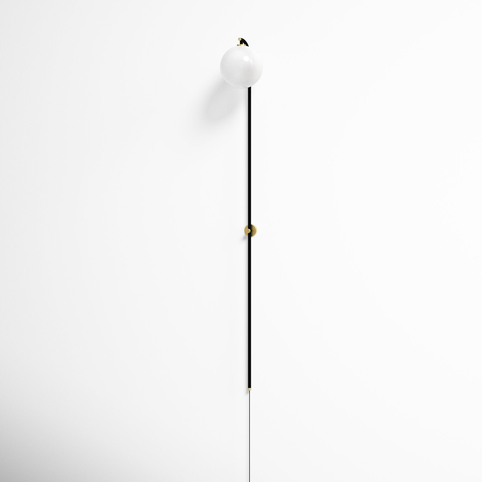 Arrington Single Light Glass Dimmable Plug-in Wallchiere