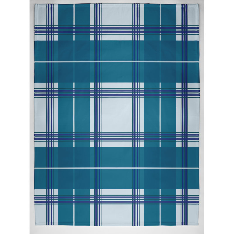 Sturm Plain Weave / Muslin Throw Blanket, Teal