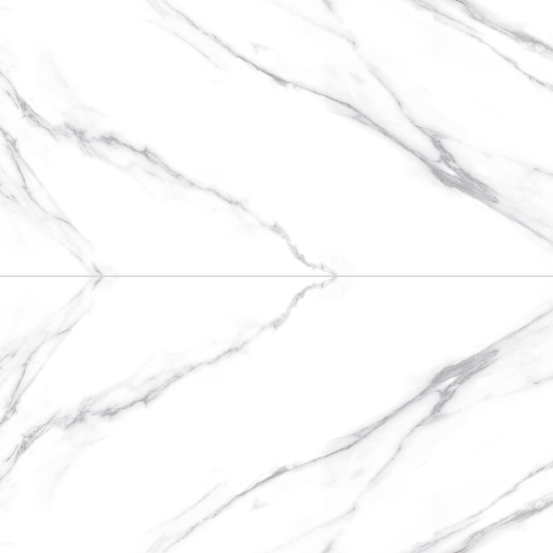 Halo 24X48 Carrara Book Match A+B, White/Gray