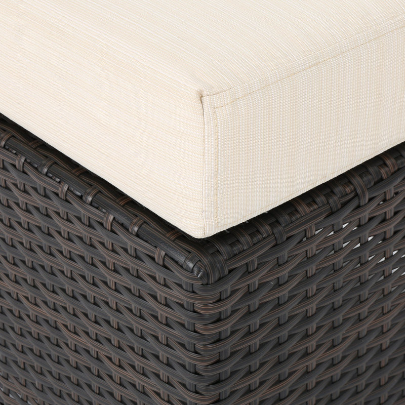 Outdoor Storage Bench, Beige