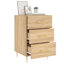 Jariel 40cm W Iron Bedside Table-1402356010