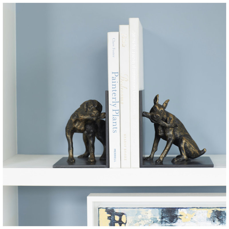 Marathon Cast Iron Non-Skid Bookends