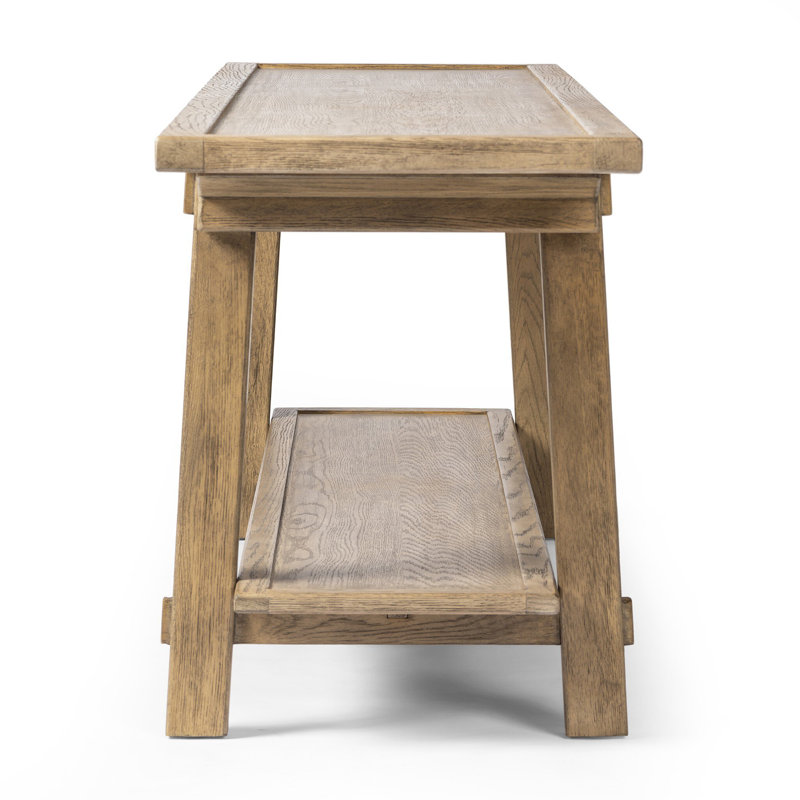 Trinity Console Table-Distressed Light Oak
