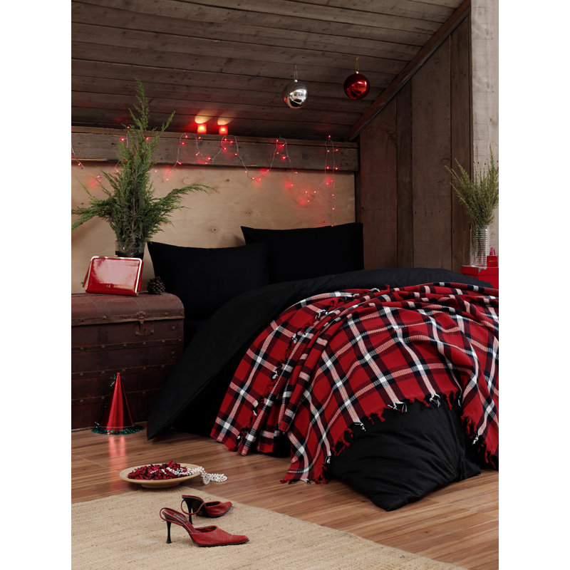 Couvre-lit 100% coton Gayleen I Love