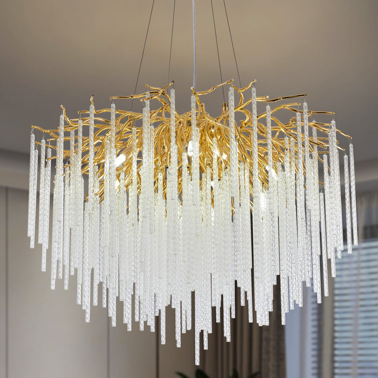 Icicle Modern Crystal Tree Branch Chandelier